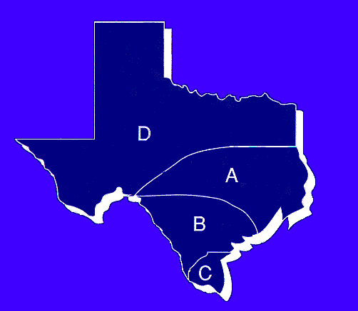 Divisions in Texas
