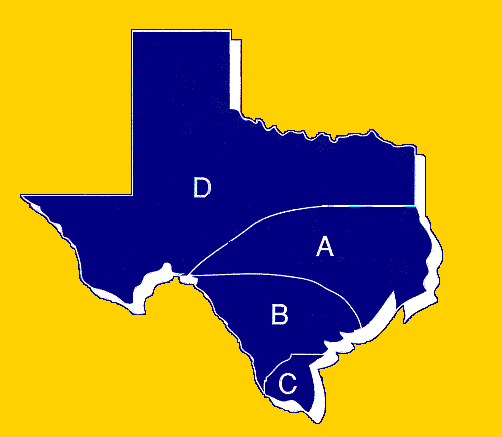 Divisions in Texas